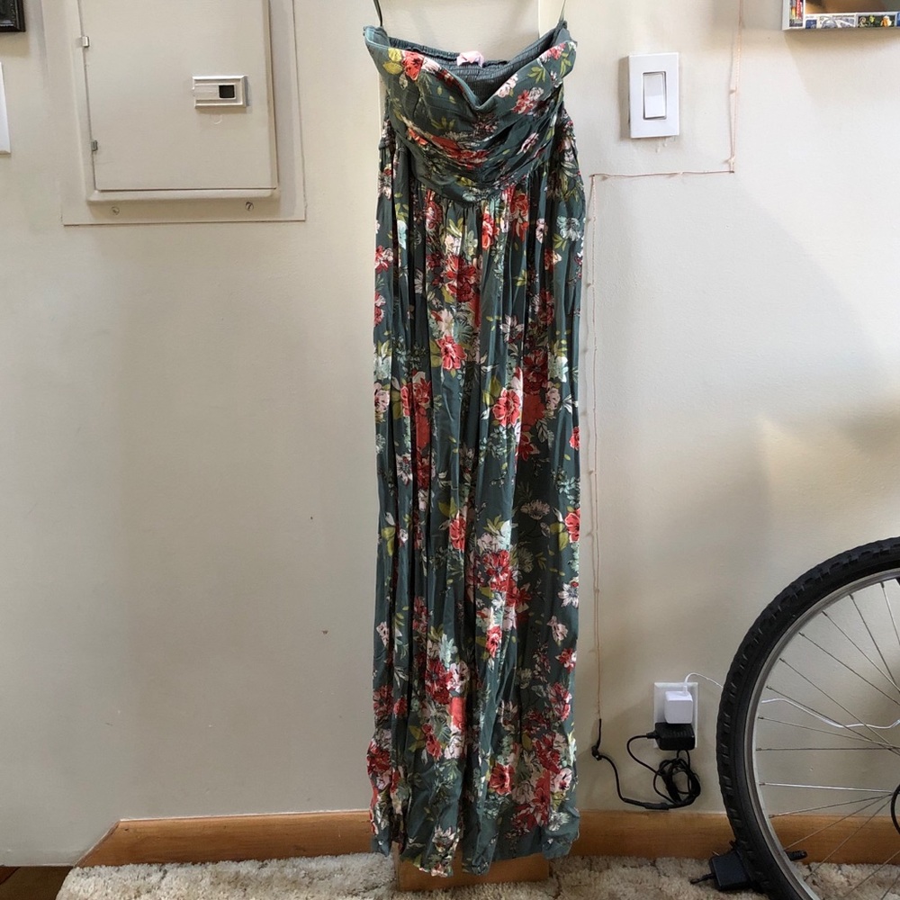 NWT Band of Gypsies Strapless Jumpsuit